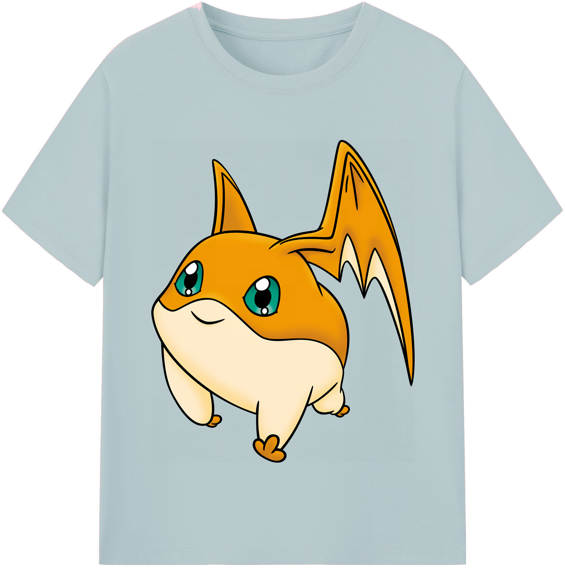 （画像用） Digimon デジタルモンスター/デジモン 綿100％半袖Tシャツ（フロントプリント）
